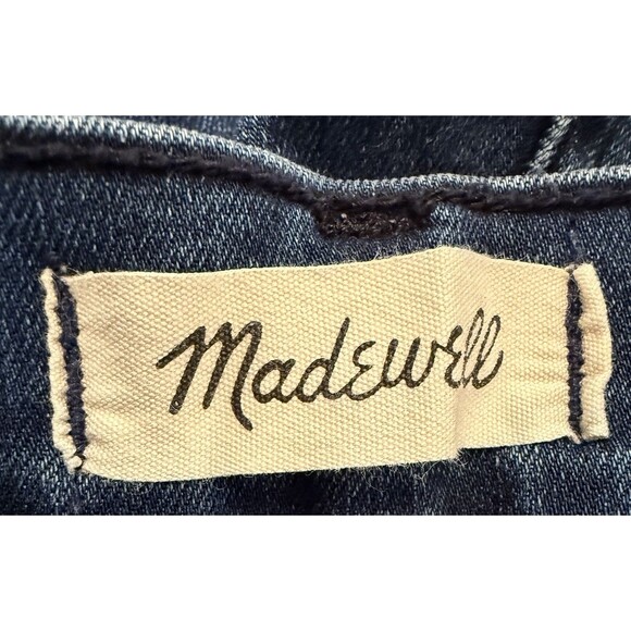 Madewell Mid Rise Stovepipe Jeans Women’s 31 Blue Stretch Denim Straight Slim - Picture 3 of 11